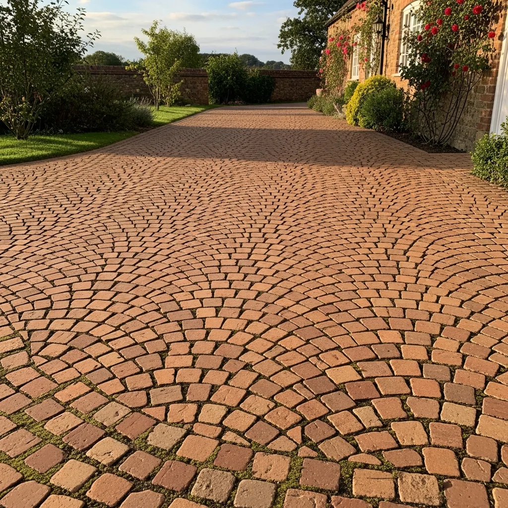 Clean block paving driveway maintenance Ireland